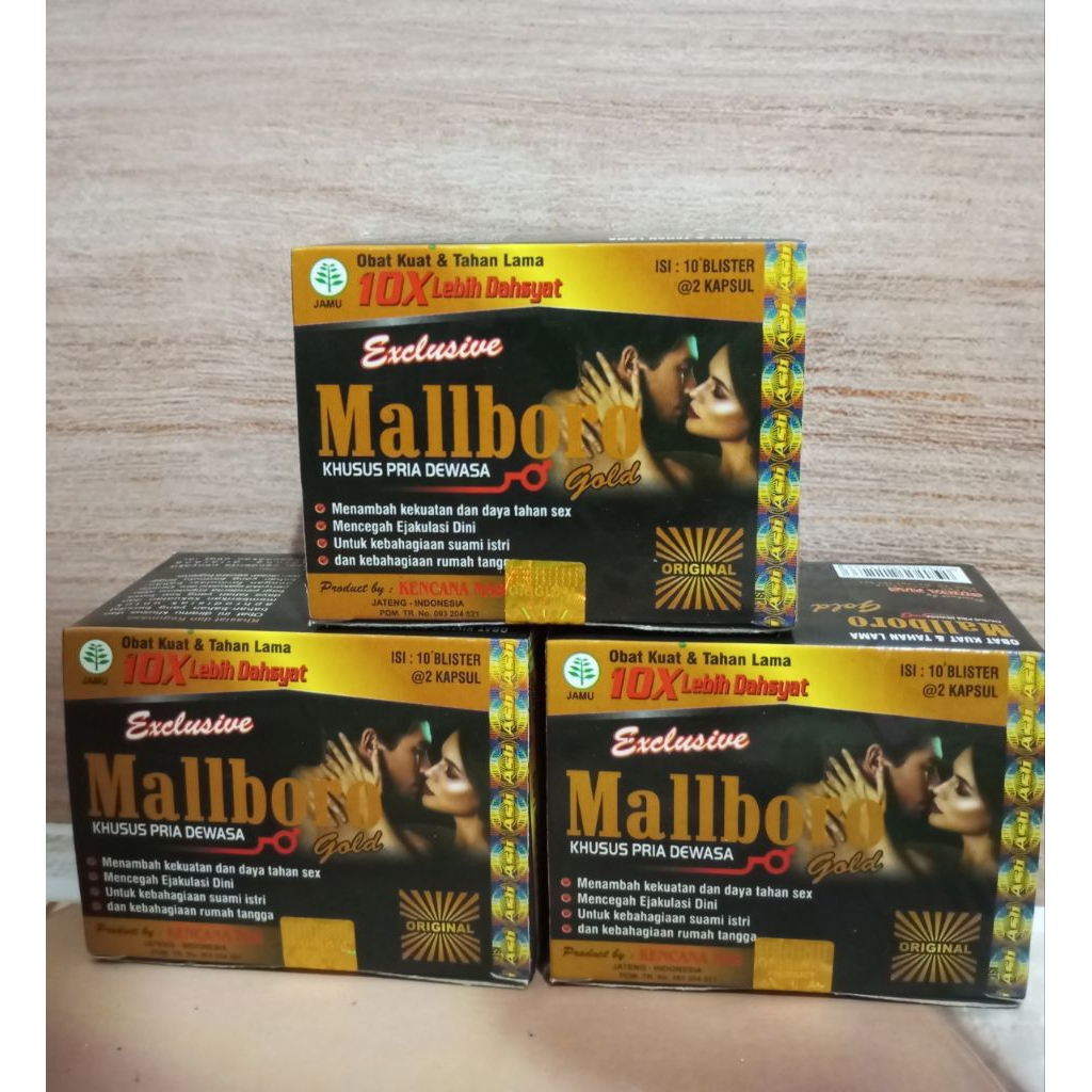 MALLBORO GOLD kapsul original 100% isi 10 sachet