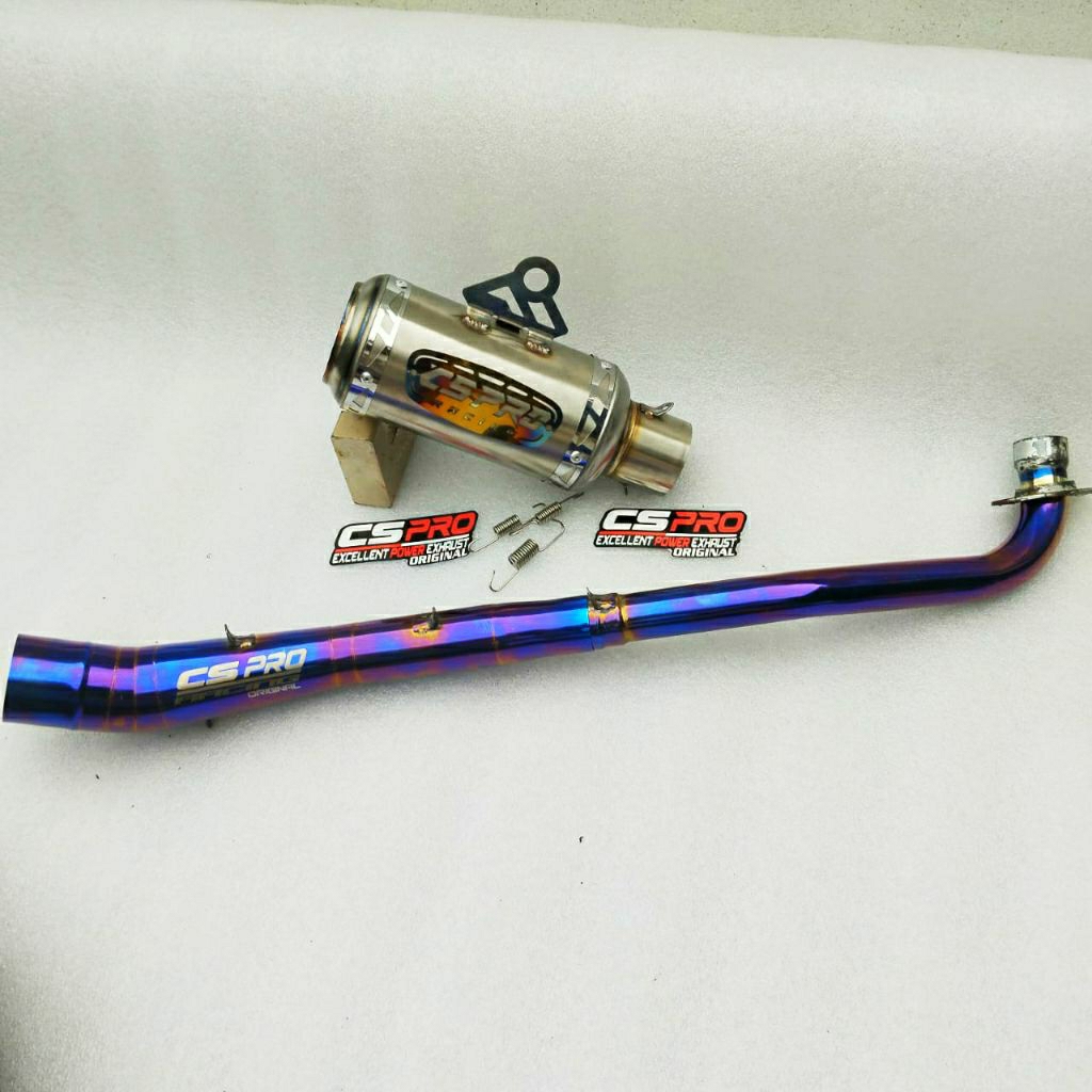 Knalpot racing Cs Pro racing Supra 110 125 Jupiter z Vega r Revo fit Revo absolut blade 110 125 khar