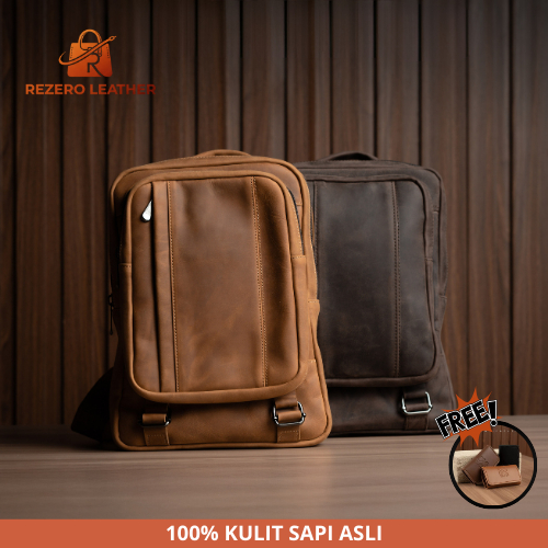 Tas Selempang Kulit Pria Reven Ammar Waistbag Branded Original Kulit Sapi Asli Premium