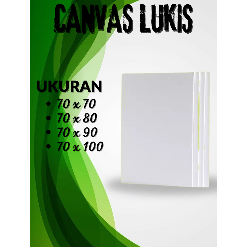 canvas lukis/kanvas lukis 70x70/70x80/70x90/70x100