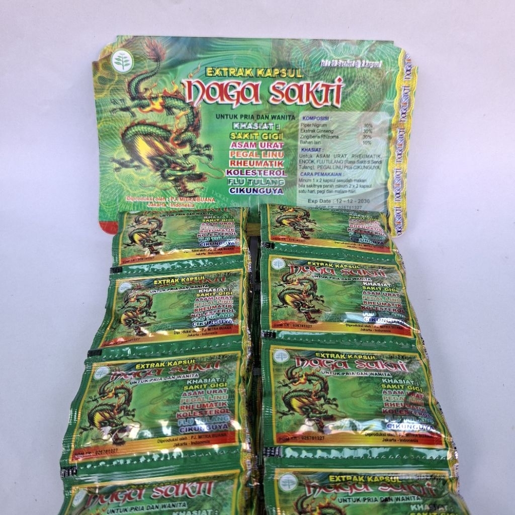 Kapsul Naga Sakti Asam Urat Original