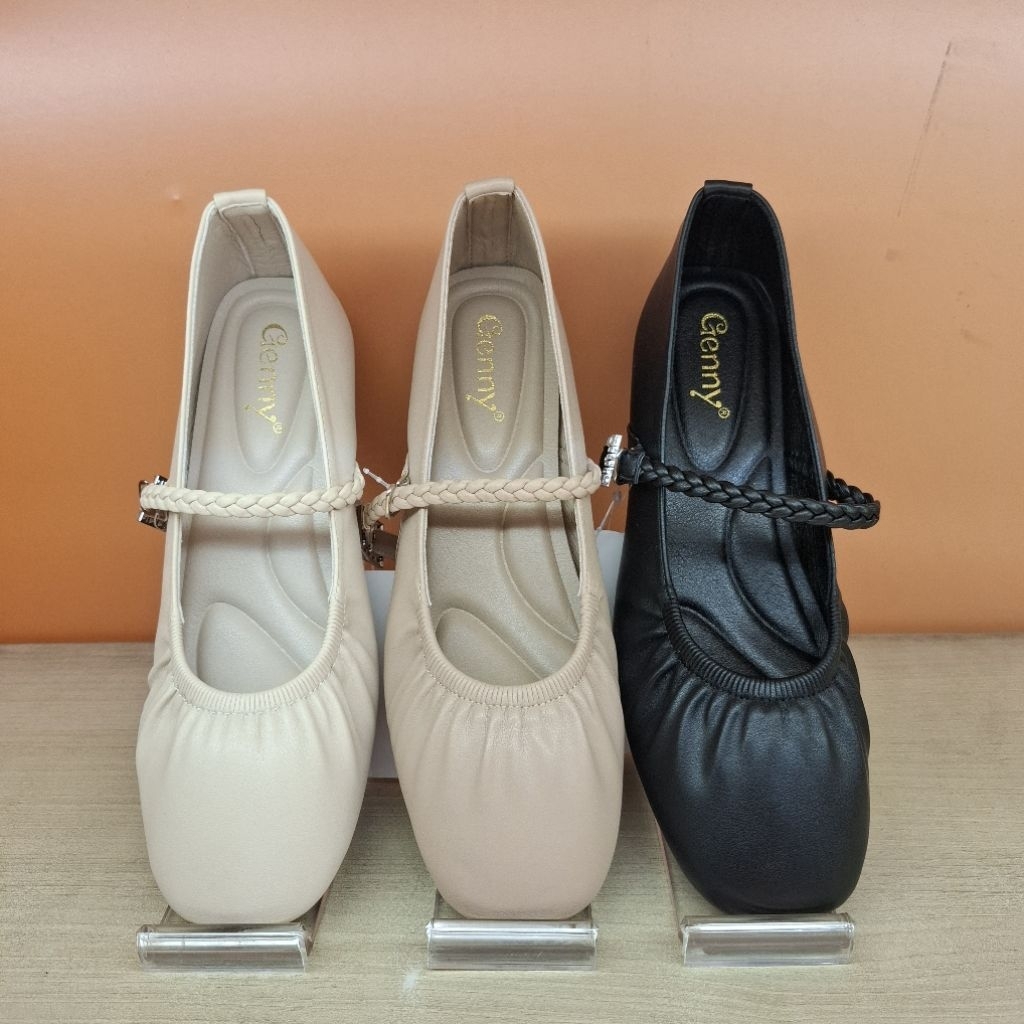 Sepatu Mary Jane Wanita Brand GENNY ORI