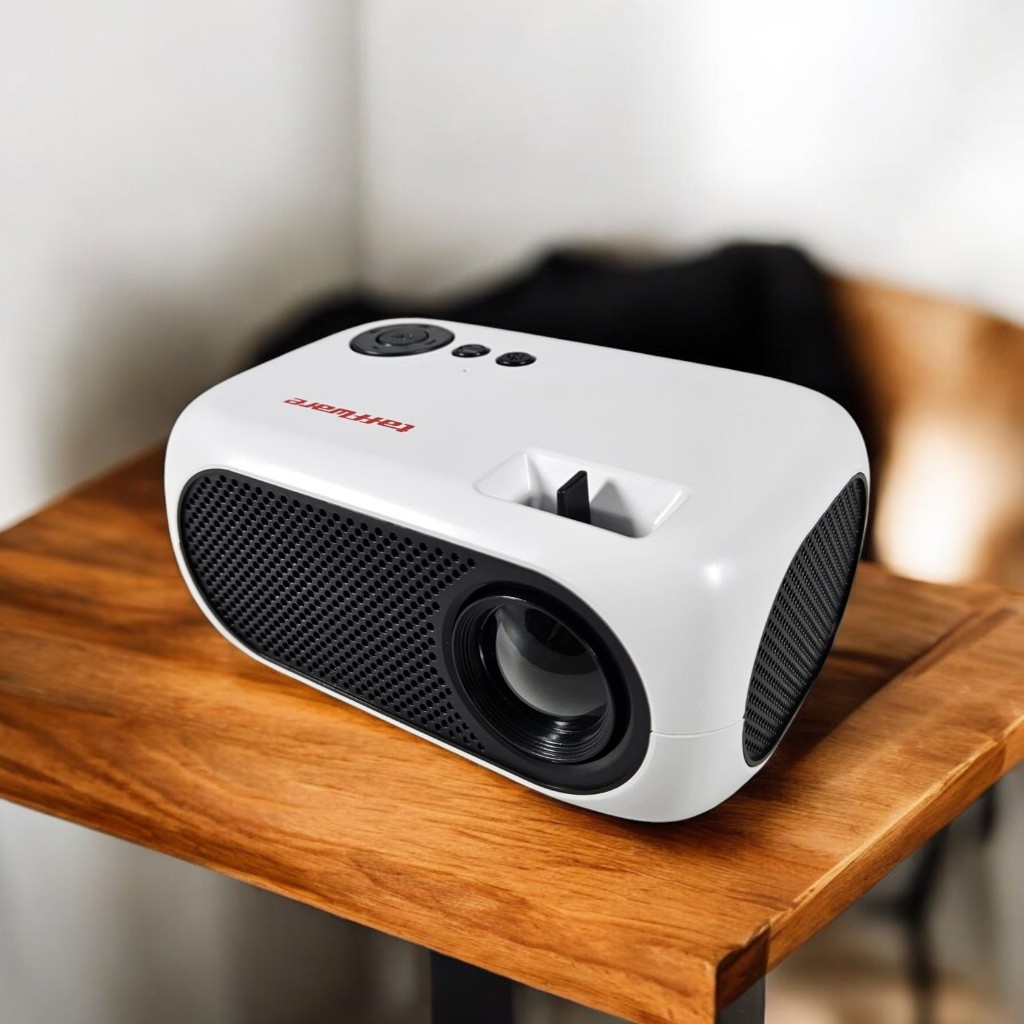 Proyektor Mini LCD FTaffware Proyektor Mini LCD Full HD 1080P 1200 Lumens Home Theater - M24 - White