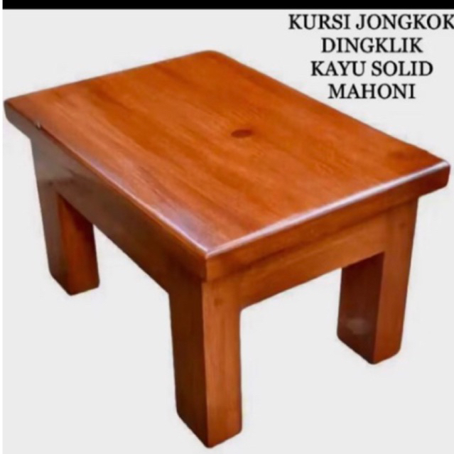 Dingklik Kayu /Kursi Duduk/Kursi Jongkok Kayu Promo