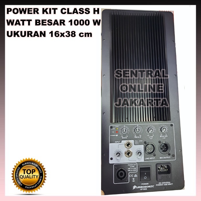 POWER MESIN KIT SPEAKER MODEL HUPER CLASS H 2/3WAY 16x38 cm 16x40 cm Watt besar
