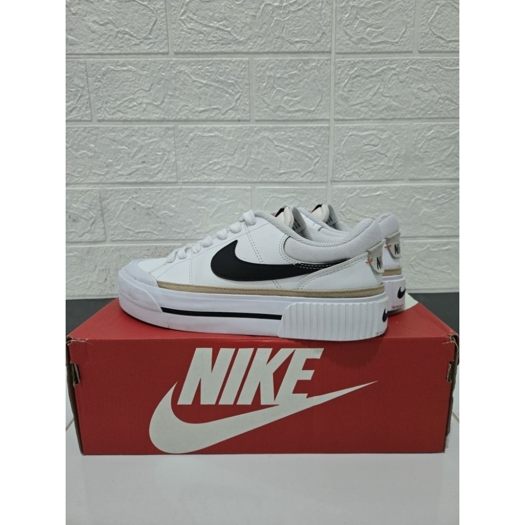 NIKE COURT LEGACY LIFT WOMEN'S SHOES ORIGINAL SIZE 40 SECOND LIKE NEW