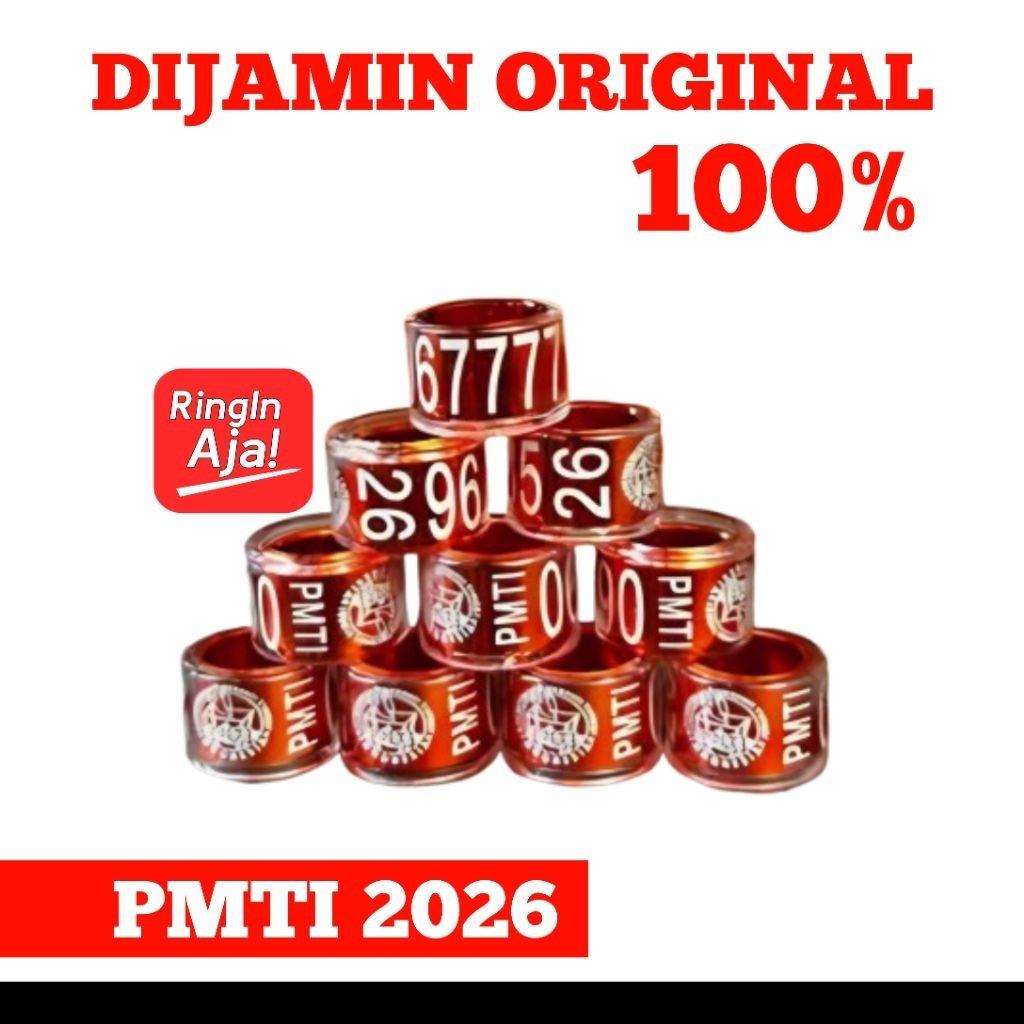 ring pmti 2026 asli pusat || minimal 5 biji harga satuan