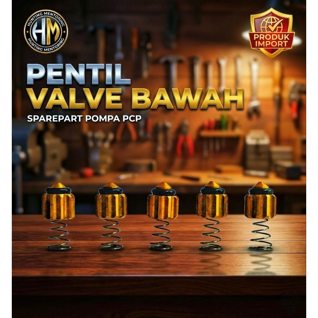 Pentil valve bawah, pentil pompa pcp, valve bawah pentil pompa, sparepart pompa pcp