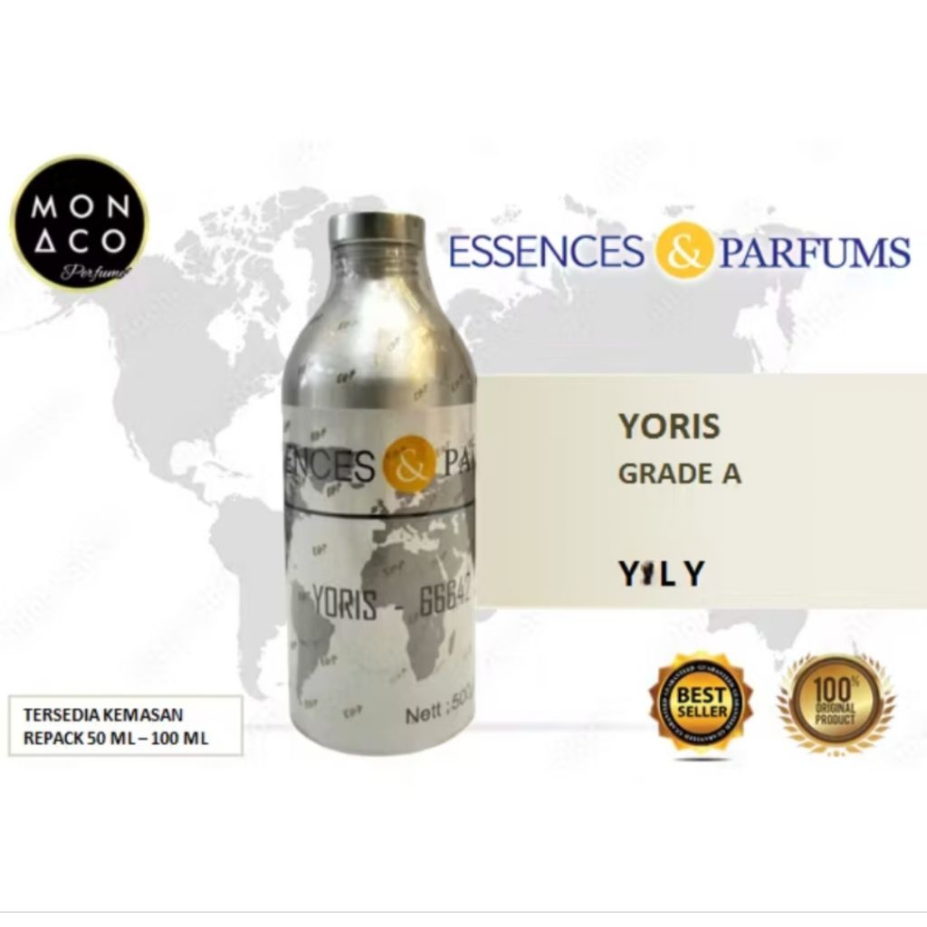 BIBIT PARFUM YORIS - GRADE A BY ESSENCES & PARFUMS - ASLI 100%
