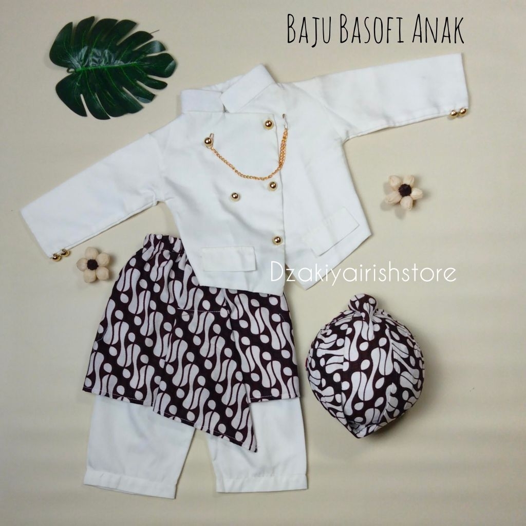 Setelan Baju Basofi Anak Premium FREE BLANGKON//baju adat tradisional