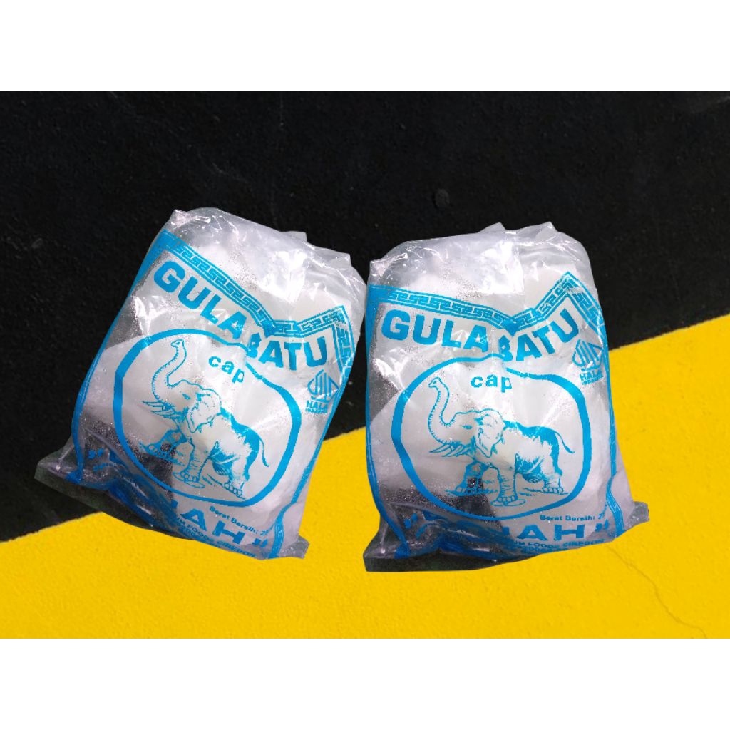 Gula Batu Putih cap Gajah Khas Cirebon 250 gram