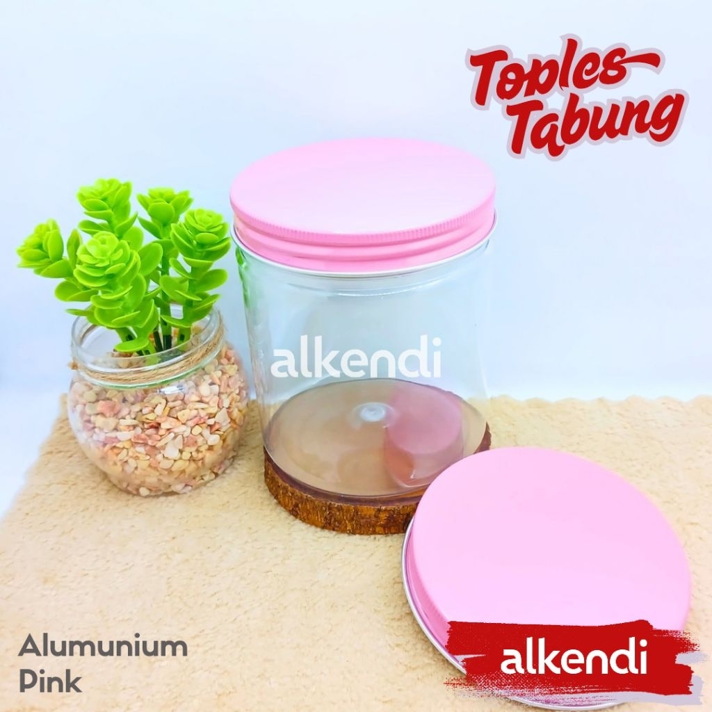 TOPLES TABUNG 600 ML - TUTUP ALUMUNIUM || Silver - Gold - Hitam - Rose - Pink