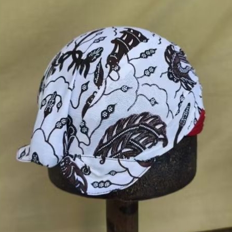 Blangkon Mataram Jogja, motif Sido asih, tanpa kertas, full spon, lentur, nyaman di pakai, kopyah, p