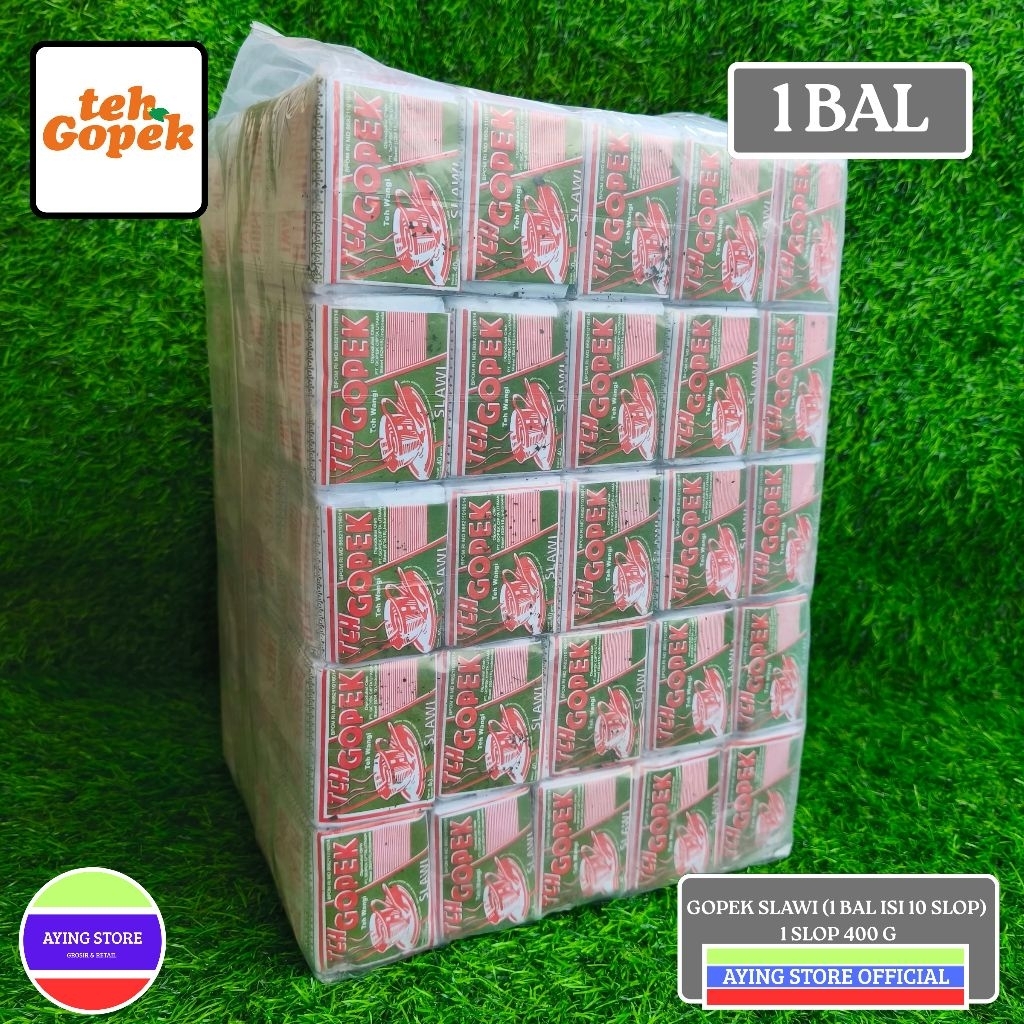 Teh Gopek Slawi (BAL) 1bal isi 10 slop =total 100 pcs