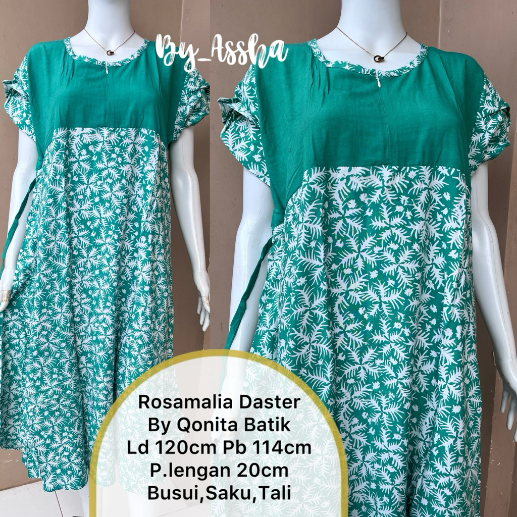 Qonita Daster Batik Pekalongan Rosmalia Sleting