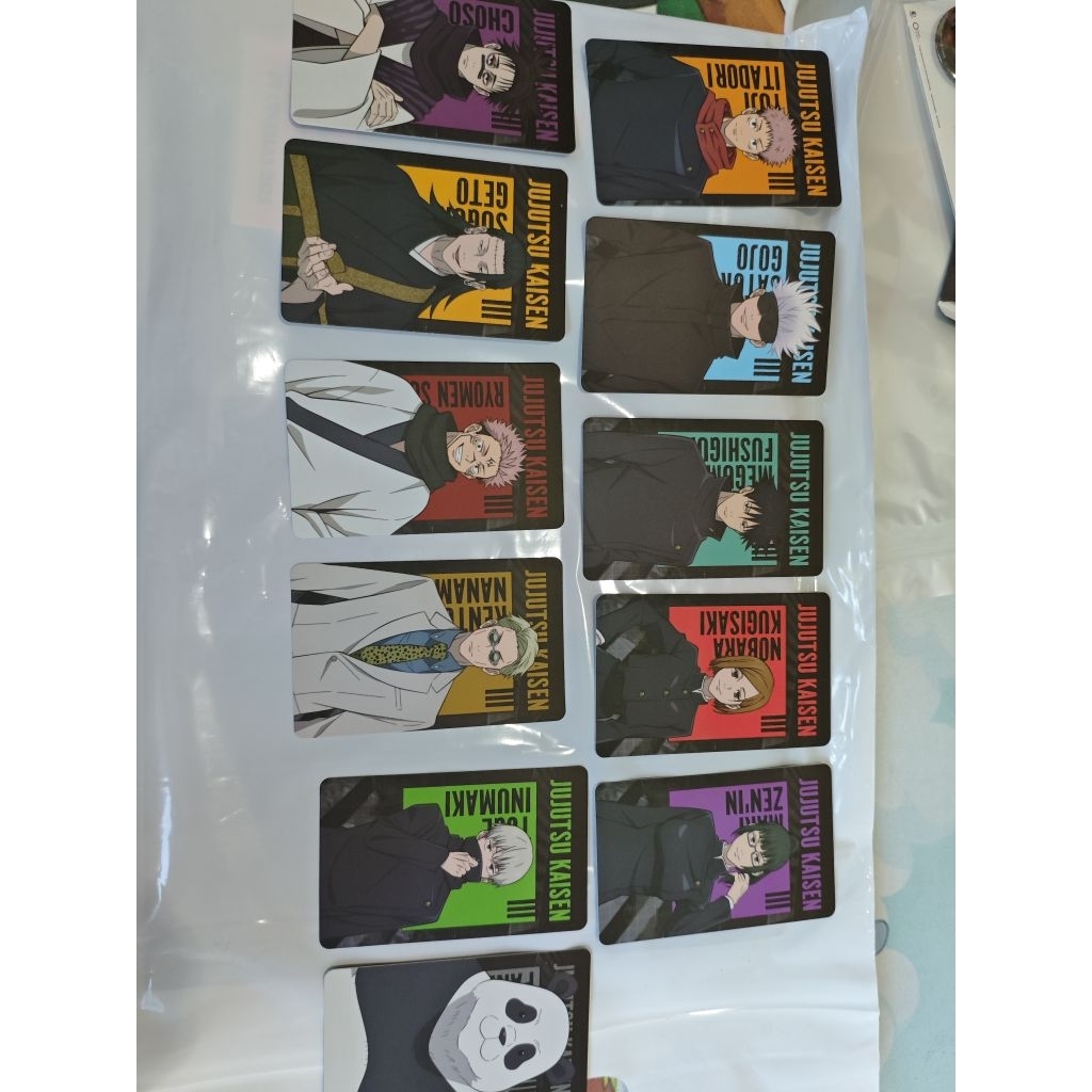 Ready Stock Original Characters Card & Pin Jujutsu Kaisen Shibuya Incident X The Culling Game Fan Sc