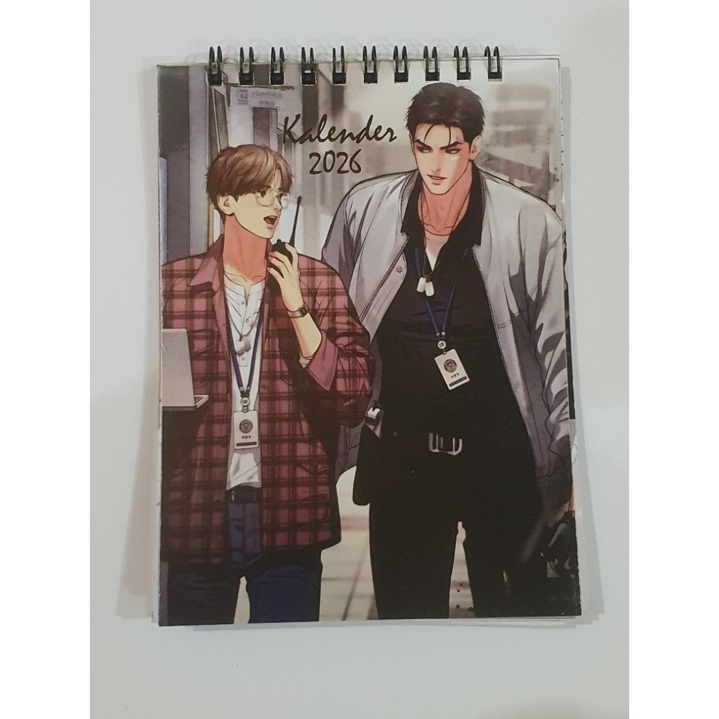 kalender meja 2026 manhwa/manga yaoi jinx (bkn official)