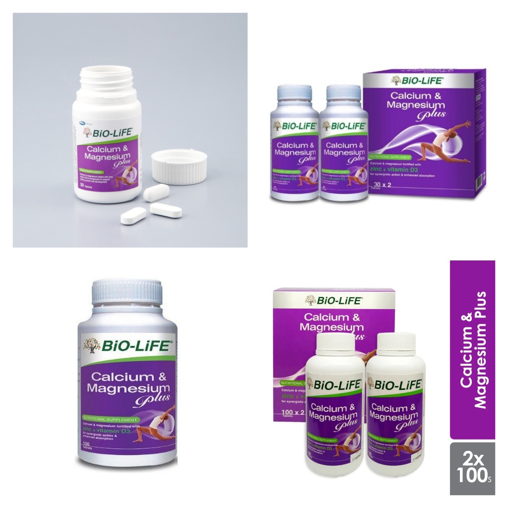 Multivitamin | Bio-LiFE Calcium & Magnesium Plus [READYSTOCK EXP 2026] INSTAN SAMEDAY JABODETABEK | 