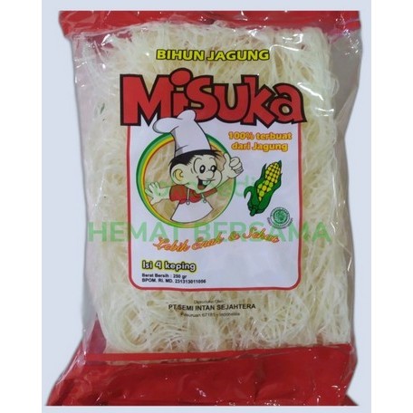 Bihun Jagung MISUKA 250g isi 4 keping