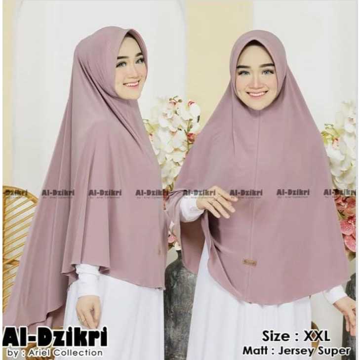 Hijab Instan Al-Dzikri Hijab Bergo Jersey Size XXL by ariel collection