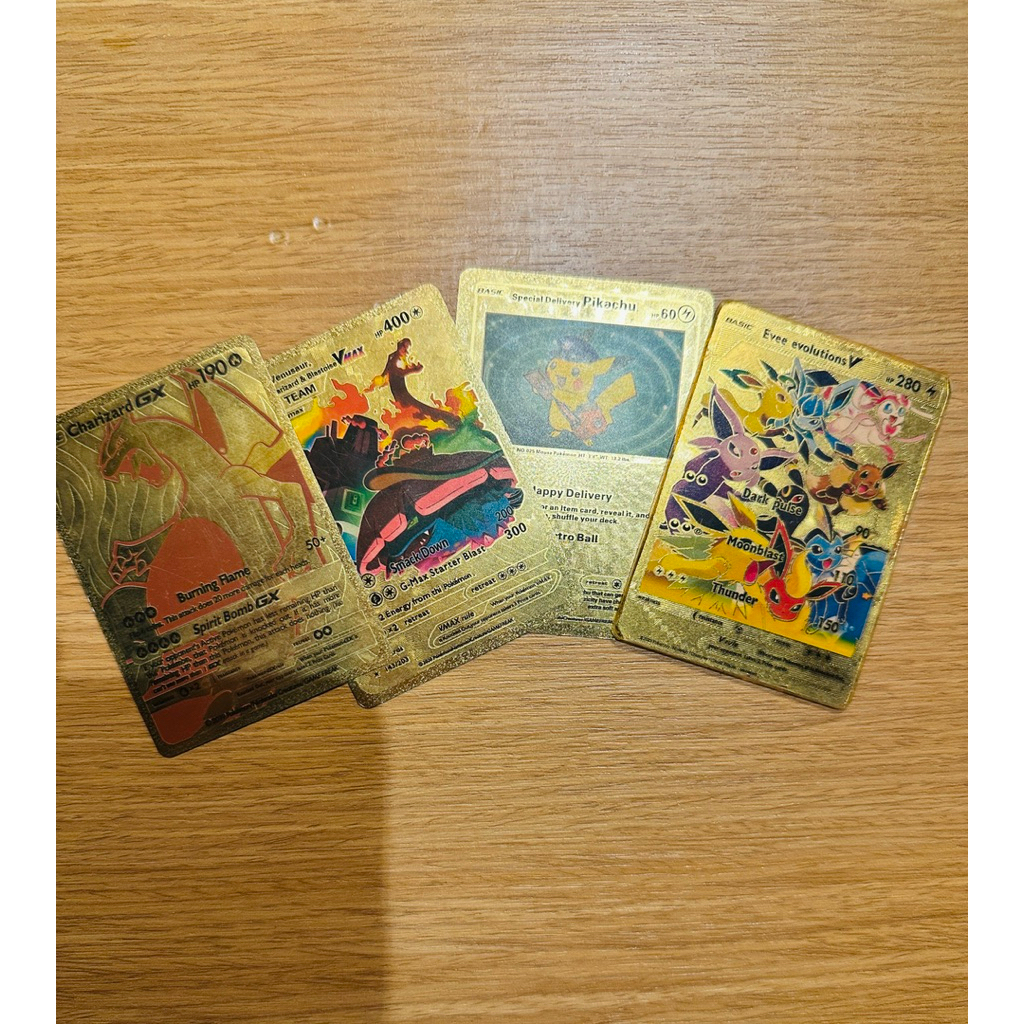 kartu pokemon EMAS langka