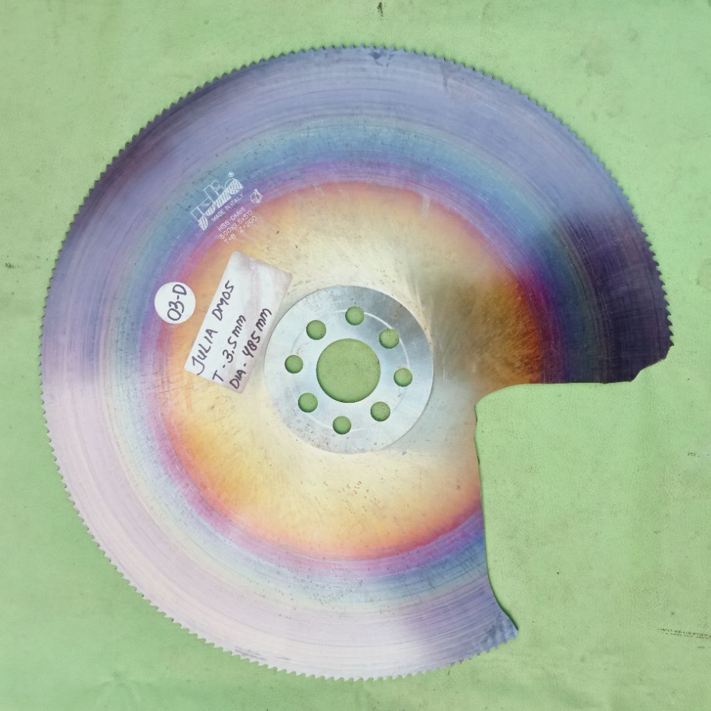 HSS DMO5 julia / kinkelder tebal 3-3,5mm