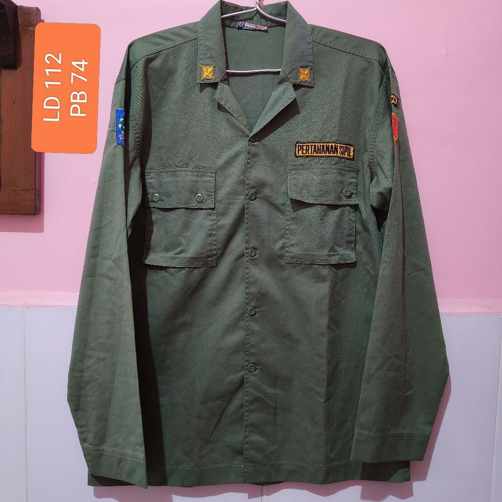 Baju Profesi Seragam Safari Kemeja Kerja Kantor Pria Laki laki Preloved