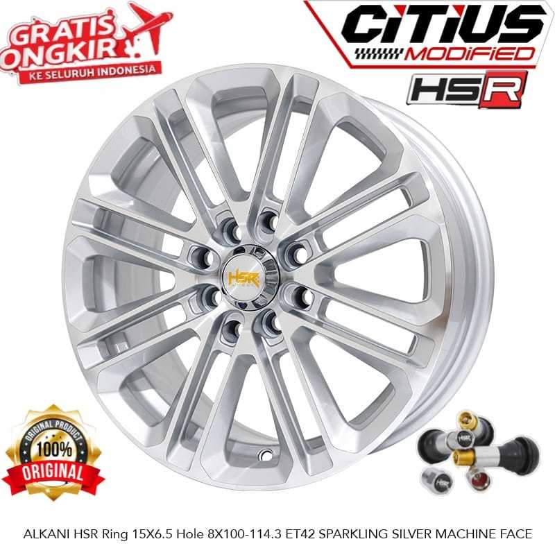 Velg Racing HSR Ring 15 Mobil Avanza Mirage Datsun Vios Gratis Ongkir