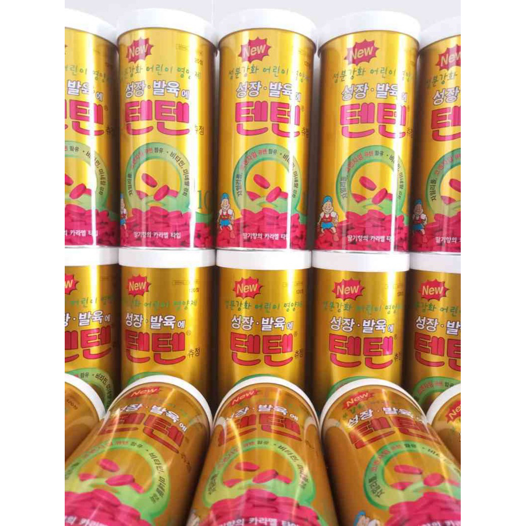 Tenten Chewable Tablet Vitamin Multivitamin Anak Rasa Strawberry 120 Tablet