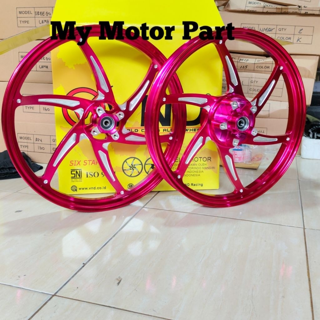 SIXSTAR JUPITER Z MX KING RX KING SATRIA VELG VND SIXSTAR V2 RING 17