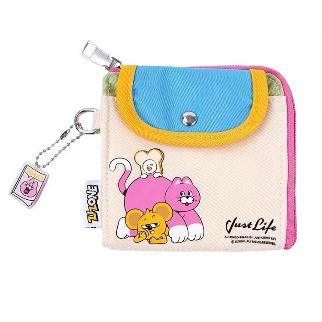 Qyounger Zizone Bag Pouch Wallet Series Tas Dompet Karakter Zizione