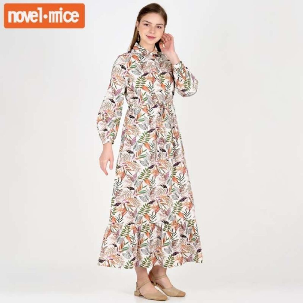 Gamis Katun Novel Mice Original