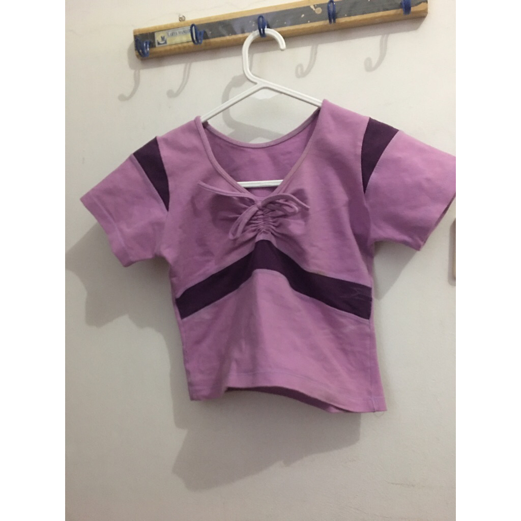 Atasan Crop Top Gym Wanita