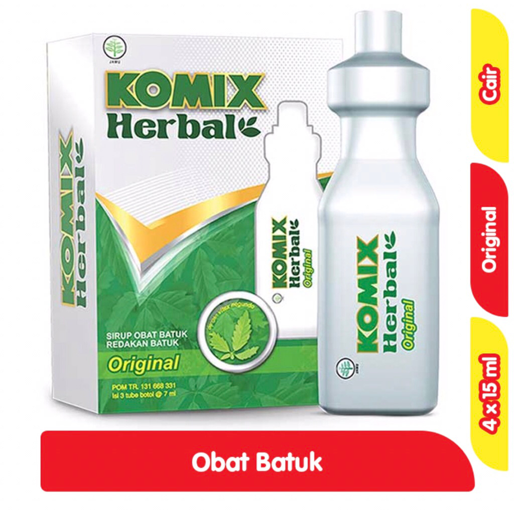 Komix Herbal Original 4 x 15ml