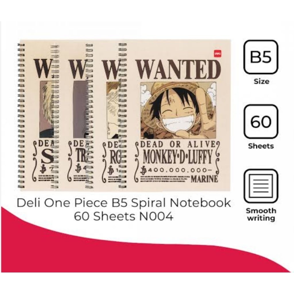 Deli Notebook Spiral One Piece
