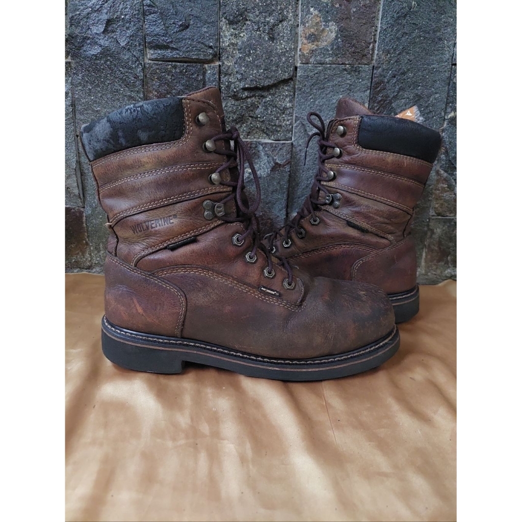 Safety Boot Wolverine Brek Durashocks Steel Toe 8"