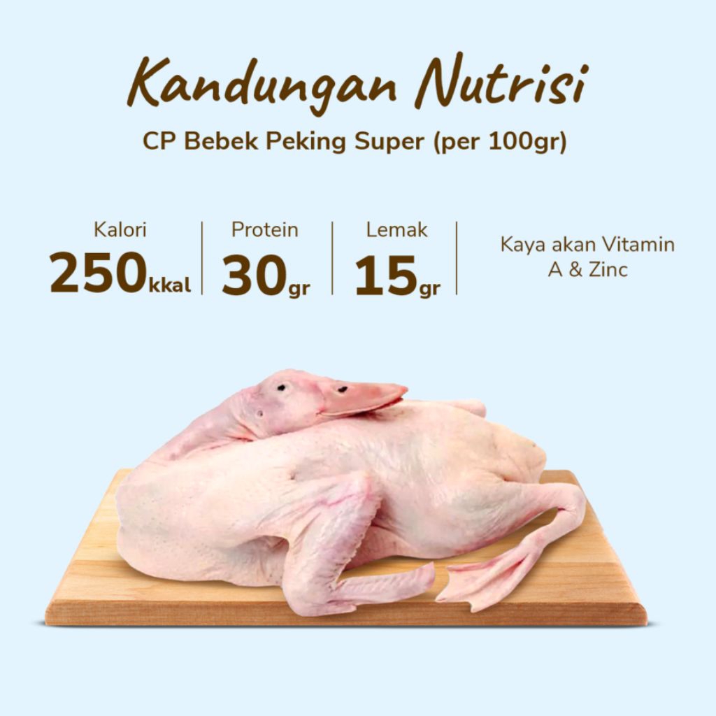 BEBEK PEKING FRESH FROZEN FOOD JOGJA CP