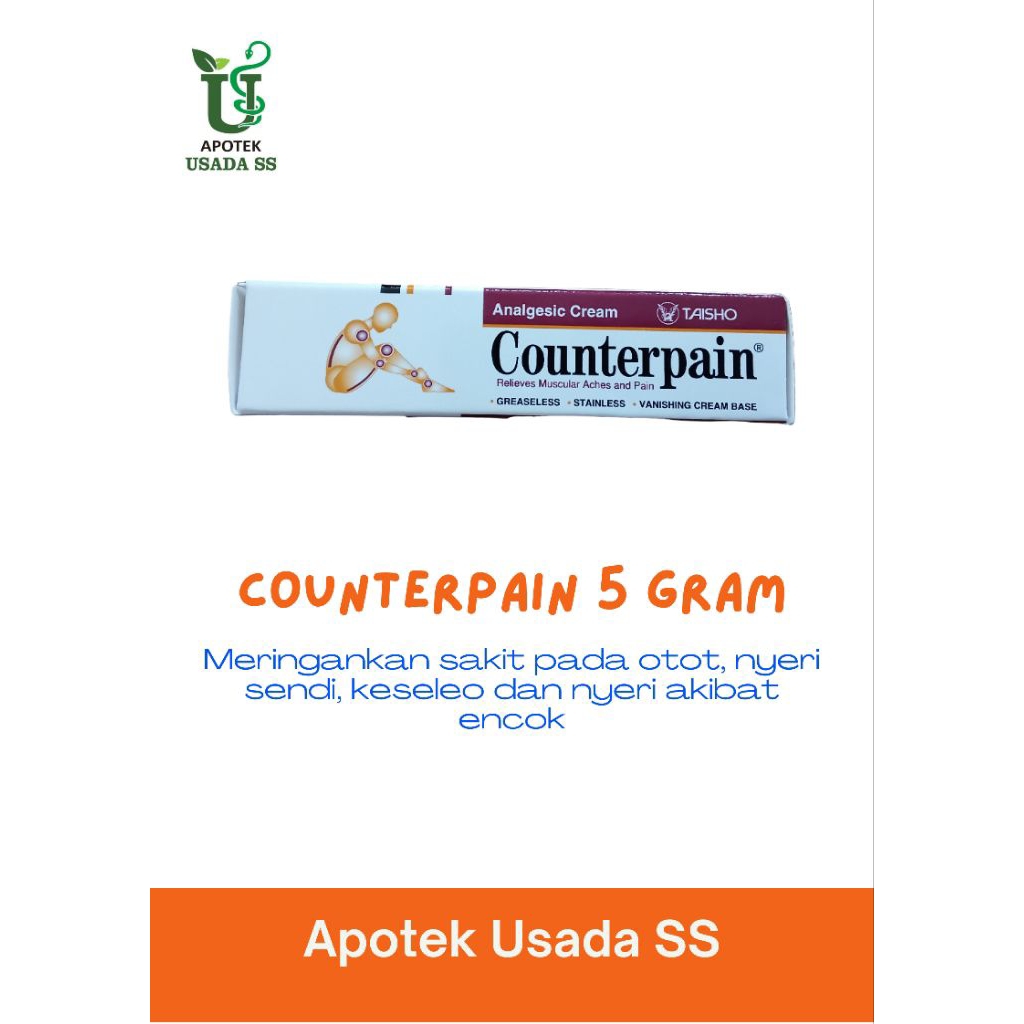 COUNTERPAIN 5 GRAM DAN 30 GRAM