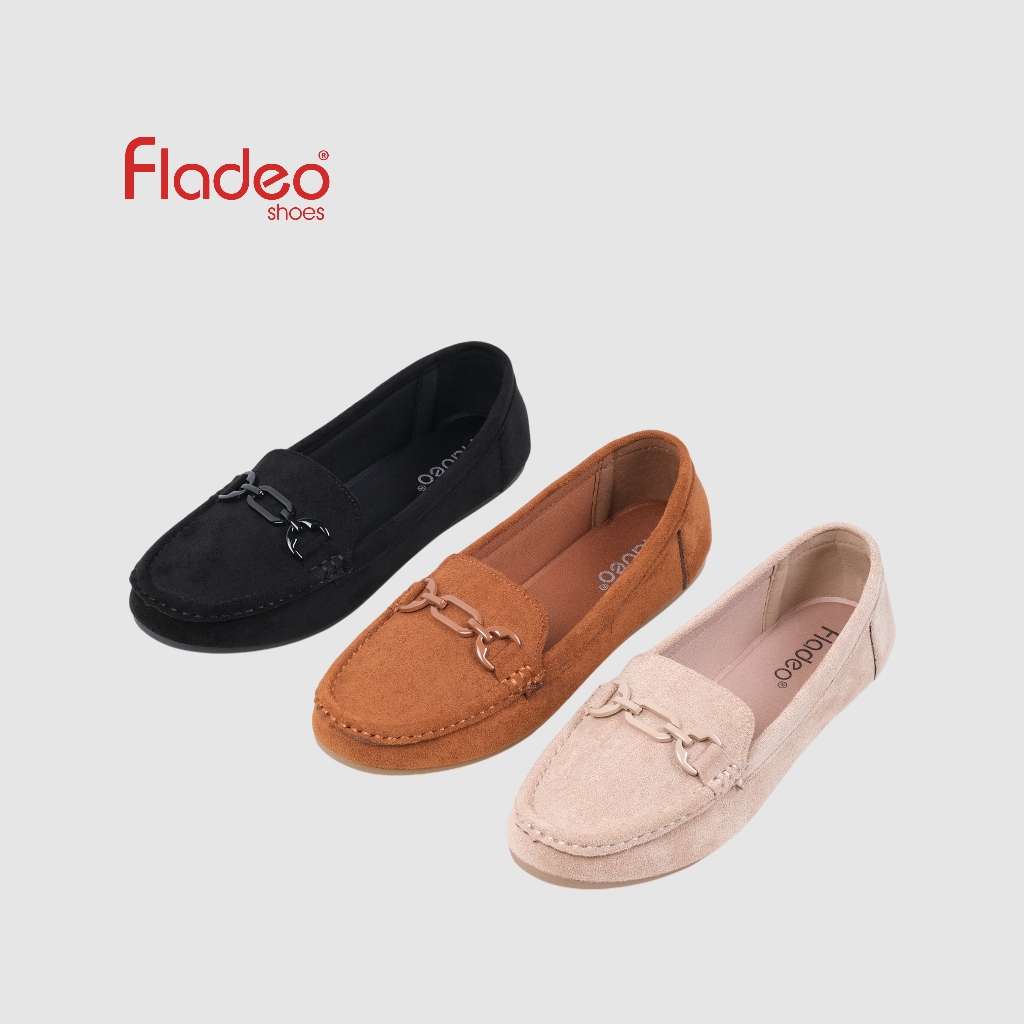 Fladeo I23/LSM293-2BG/Sepatu Moccasin Slip On Wanita [ Moccasin Shoes ]