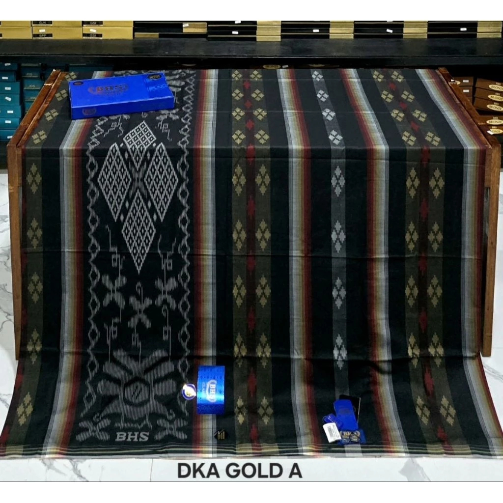 BHS Promo Sarung BHS Classic skt songket gold asli dengan desain klasik dan kualitas terbaik//Sarung