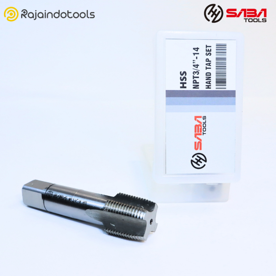 Pipe Tap NPT SABA Tools  HSS M2 ( 2pcs set )