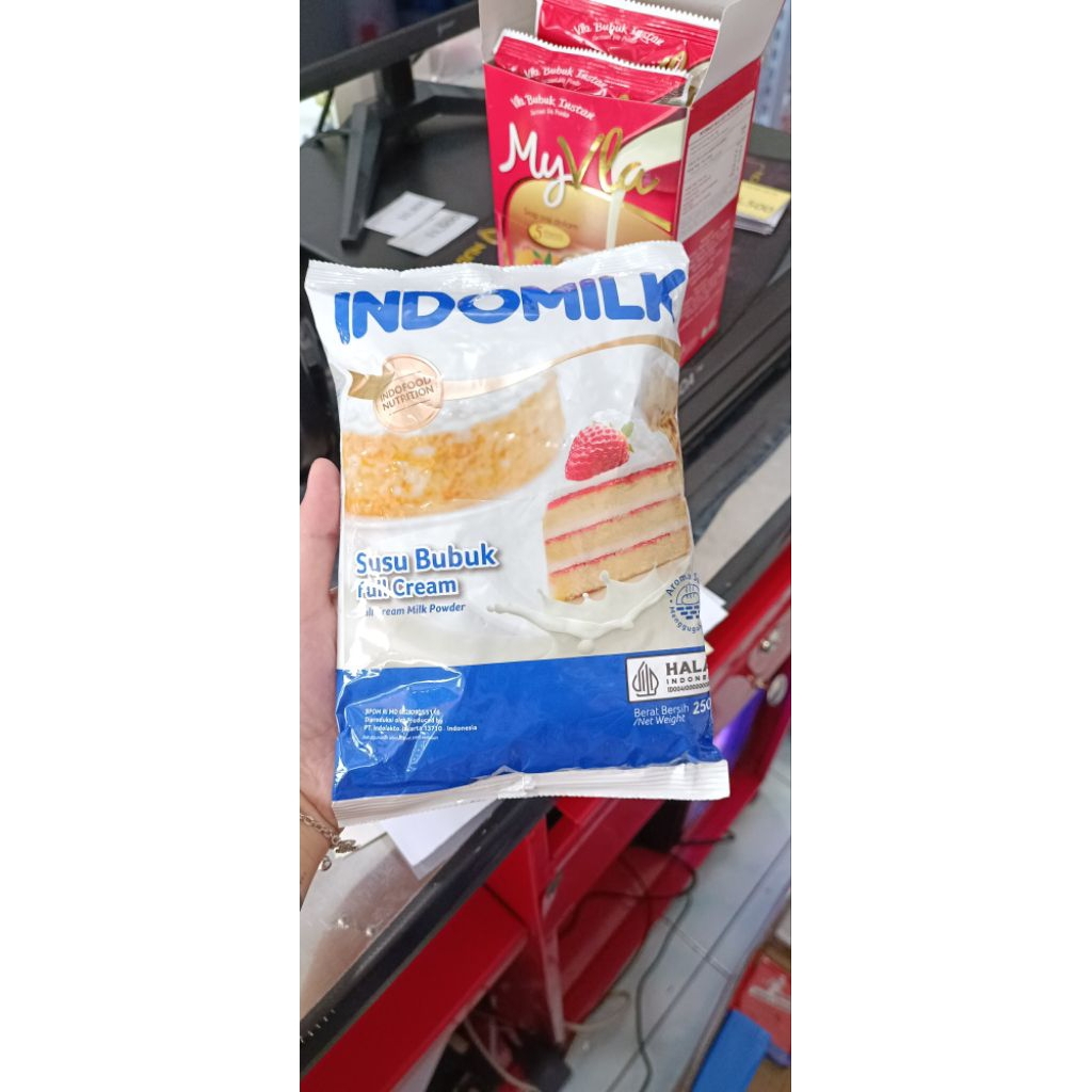 Indomilk Susu Bubuk Full Cream 250gram | Susu Bubuk Indomilk 250gram