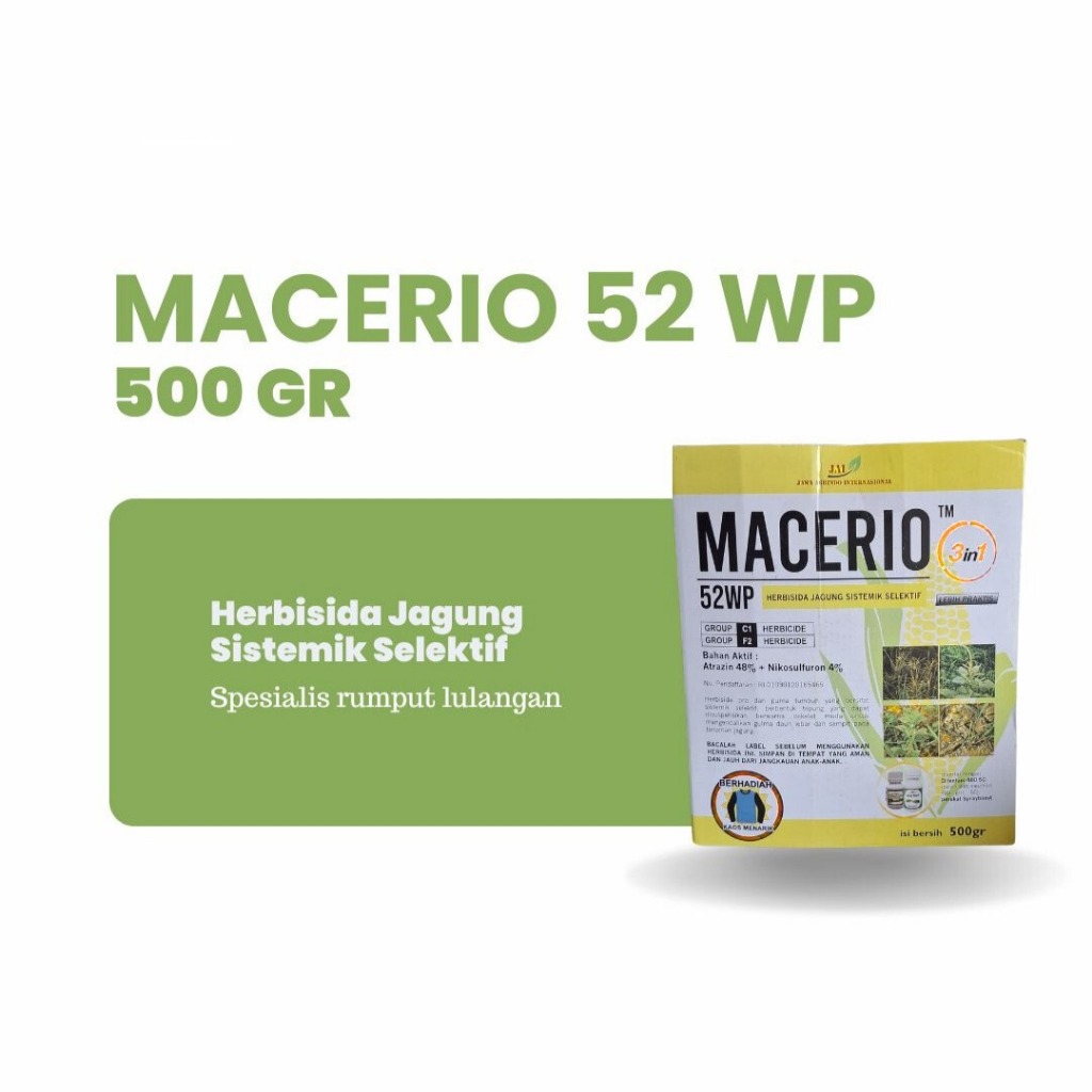 HERBISIDA JAGUNG SISTEMIK SELEKTIF MACERIO 500GR