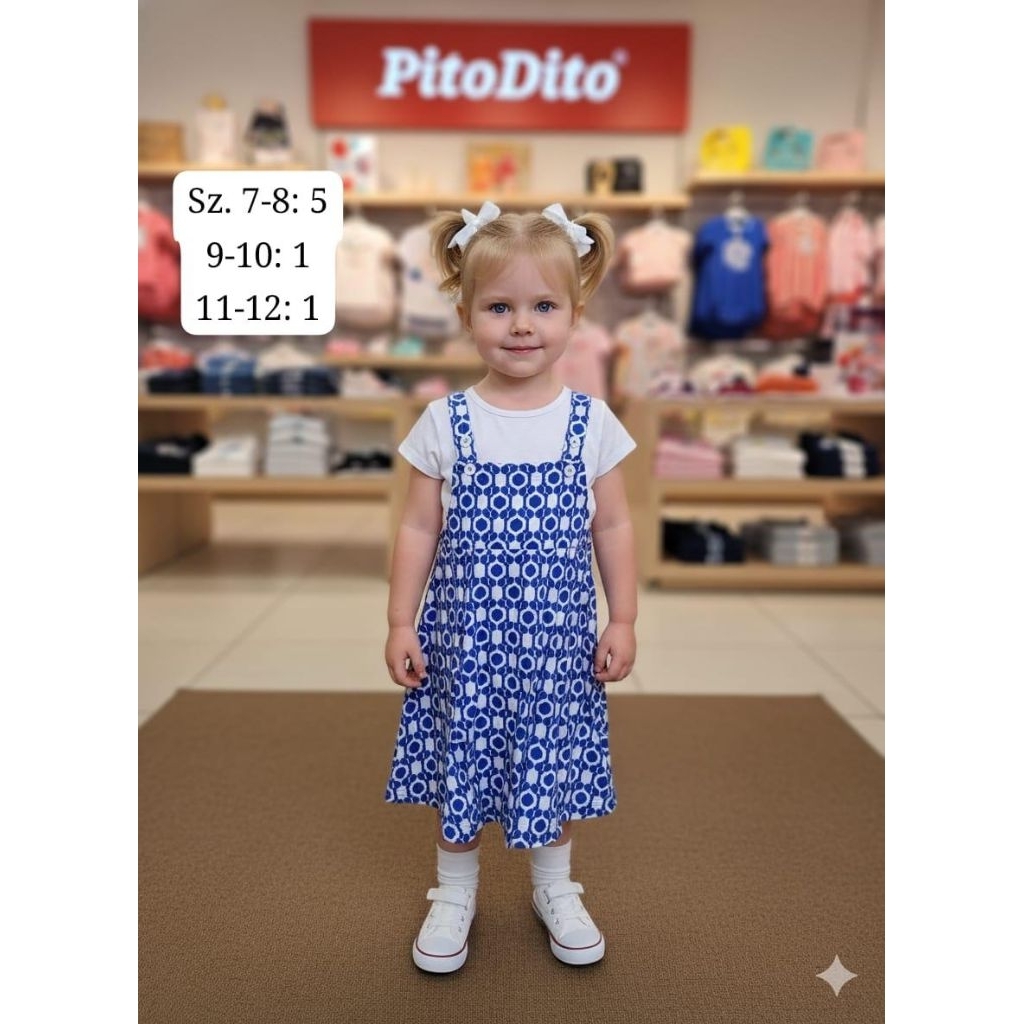 KAOS, OVERALL ANAK PITO DITO UMUR