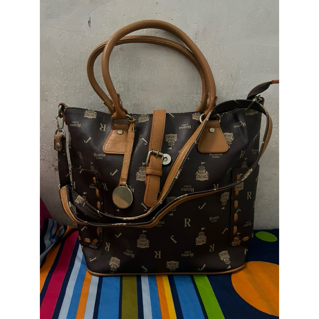 tas tote bag kulas brand roma jellar likenew