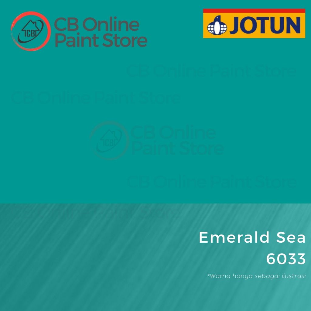 CAT KAYU DAN BESI JOTUN - EMERALD SEA 6033 - LITER