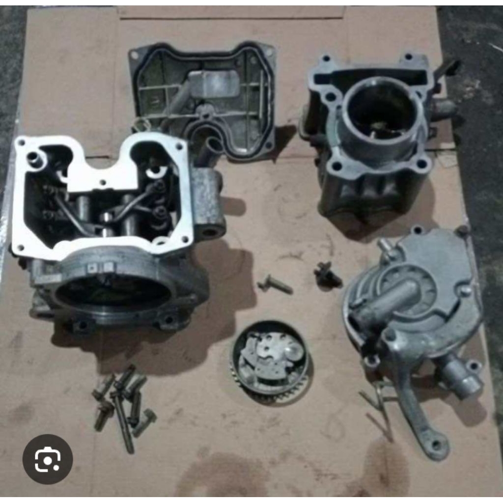 head boring Yamaha Vixion old bahan ori copotan siap pakai
