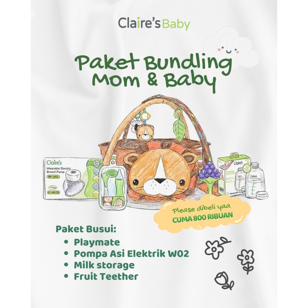 Claire's Bundling Paket Kado Busui  | Kado lahiran  | Kado Ibu Melahirkan  | Hampers Ibu Menyusui  |