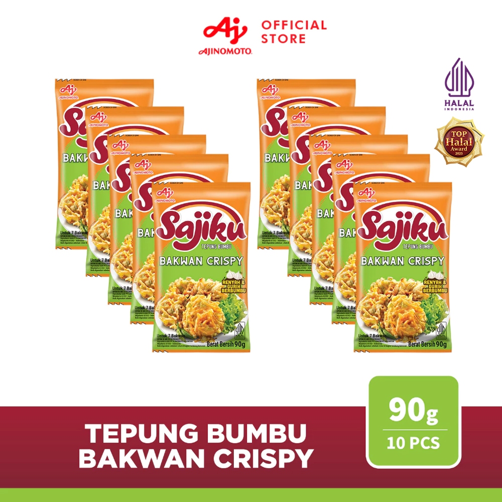 Sajiku® Tepung Bumbu Bakwan Crispy 90g (10 pcs)