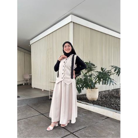 Diniolshop - Set Vest Premium Wanita Setelan Kayla Set Vest Series By Missdinos